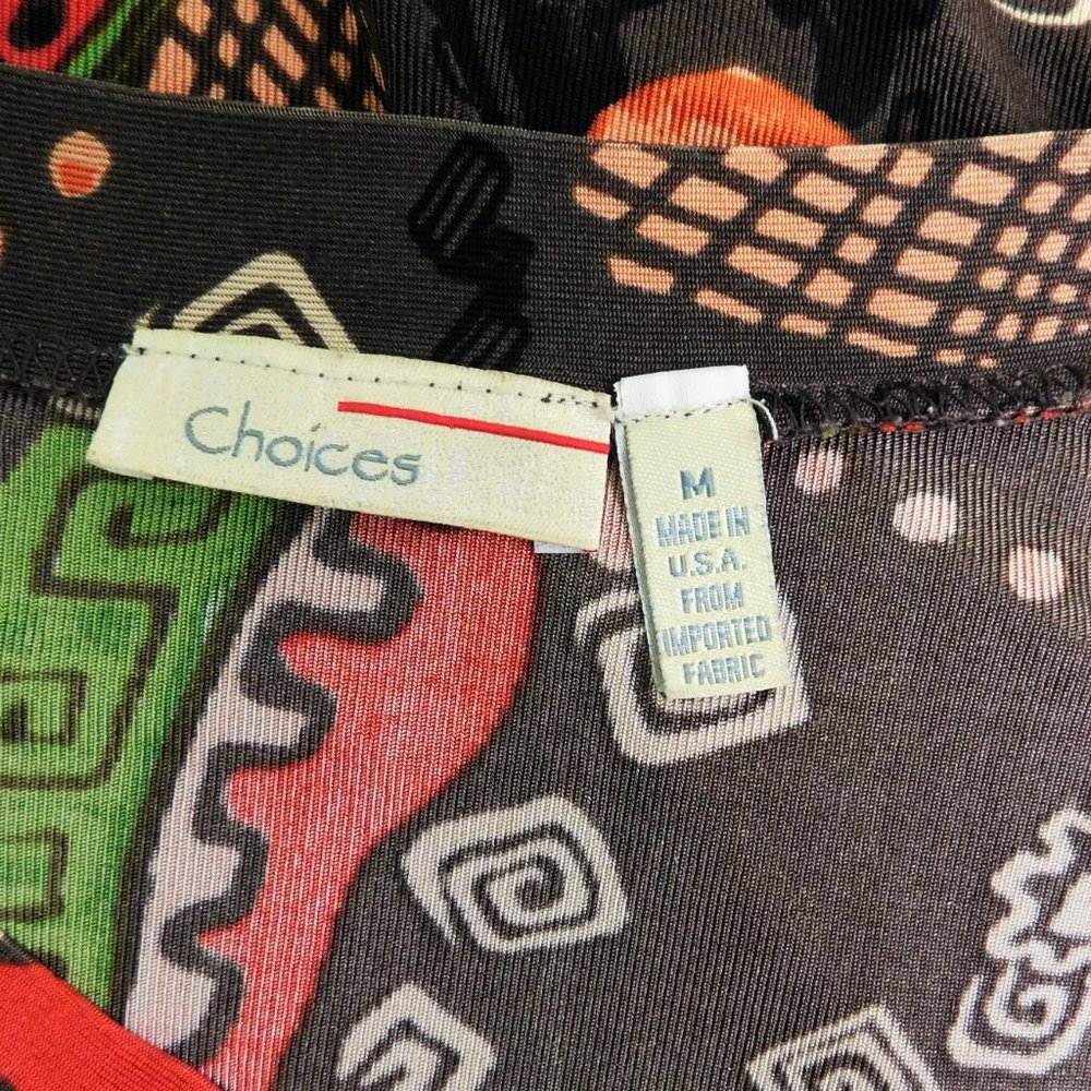 Choices Women Shirt Brown‎ Multicolor M - Picture 4 of 4